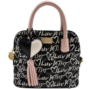 Betsey Johnson - Quilted Dome LUV Handbag / Purse - NWOT